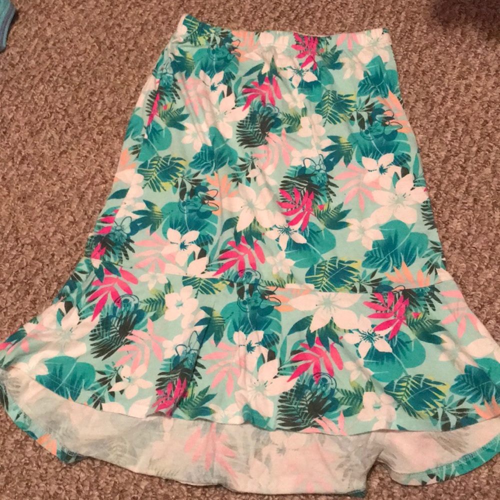 Medium length skirt